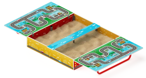 Песочница с крышкой средняя (Игра) - ИО 5.01.11-02