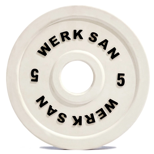 Диск соревновательный 5 кг WERK SAN (сертификат IWF)