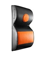 Подушка боксерская Рельефная с мишенями TOTALBOX кожа, черн/оранж, 40*85*25