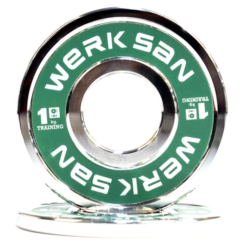 Диск стальной тренировочный 1 кг WERK SAN  (сертификат IWF)
