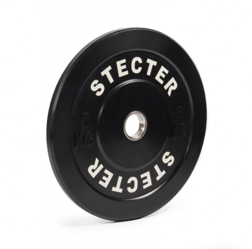 Тренировочный диск штанги из каучука (rubber bumper plates) 5 кг