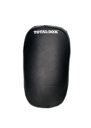 Макивара Полувогнутая TOTALBOX кожа, черн, 21*40*12 фото 2