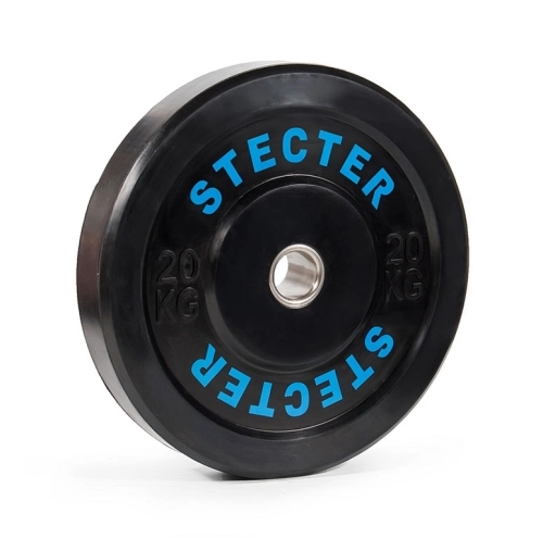 Каучуковый диск для штанги (rubber bumper plates) 20 кг