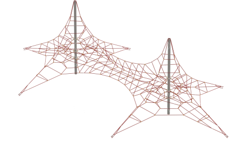 Канатные конструкции Пирамиды P-0958