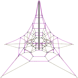 Канатные конструкции Пирамиды P-0015