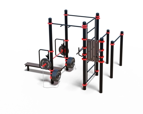Уличный комплекс для воркаута WORKOUT-FIT - 04 фото 4