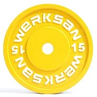 Диск стальной для пауэрлифтинга 15 кг WERK SAN