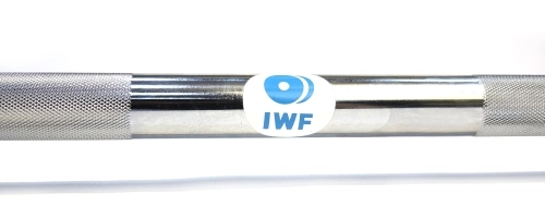 Гриф штанги соревновательный 15 кг WERK SAN (сертификат IWF) фото 5