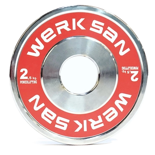 Диск стальной для пауэрлифтинга 2,5 кг WERK SAN