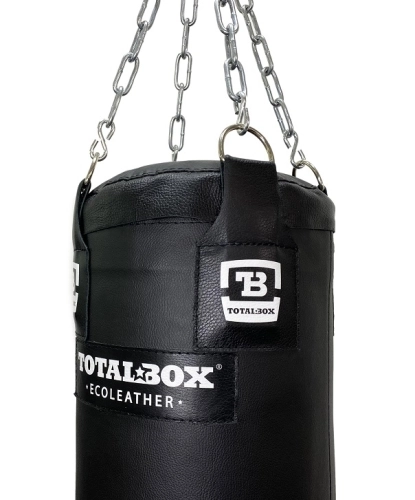 Мешок боксерский набивной ECOLEATHER TOTALBOX экокожа, черн, 35*150-70 фото 2