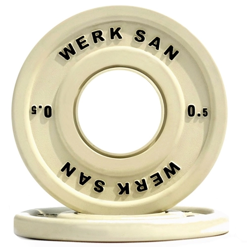 Диск соревновательный 0,5 кг WERK SAN (сертификат IWF)