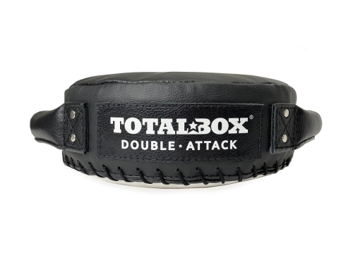 Макивара Круглая DOUBLE ATTACK TOTALBOX экокожа, черн/бел, 35*10 фото 2