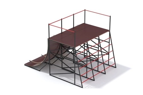 Рампа с 3 канатами, 5000х3600 мм фото 2