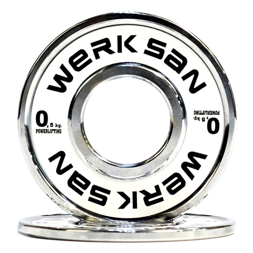 Диск стальной для пауэрлифтинга 0,5 кг WERK SAN