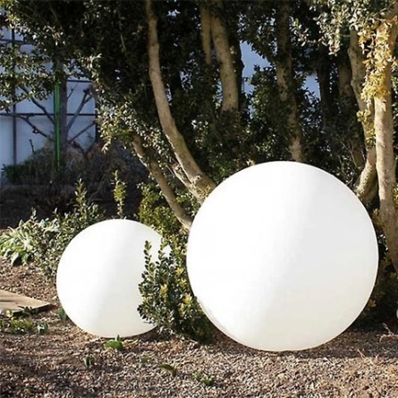 Шар-светильник 20 см (наземный, Белый) фото 3