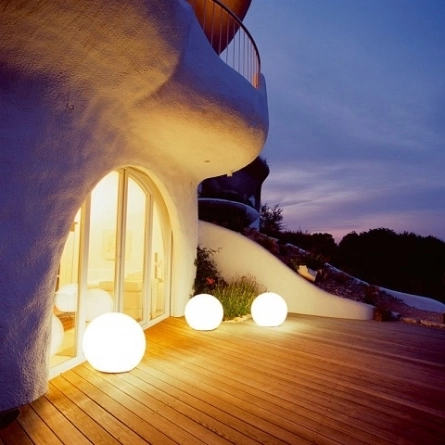 Шар-светильник 60 см (напольный, Белый) фото 2