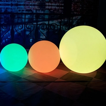 Шар-светильник 30 см (наземный, RGB) фото 3