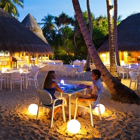 Шар-светильник 20 см (наземный, Белый) фото 2