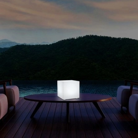 Куб-светильник 40 см (белый) фото 2