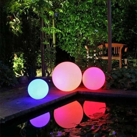 Шар-светильник 30 см (наземный, RGB) фото 5