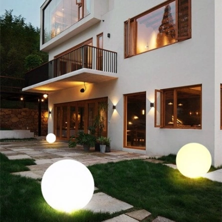 Шар-светильник 60 см (наземный, Белый) фото 2