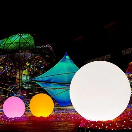 Шар-светильник 60 см (наземный, RGB) фото 3