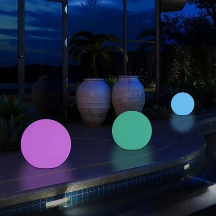 Шар-светильник 20 см (напольный, RGB) фото 2