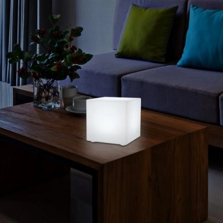 Куб-светильник 20 см (белый) фото 2