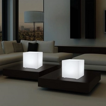 Куб-светильник 50 см (белый) фото 2