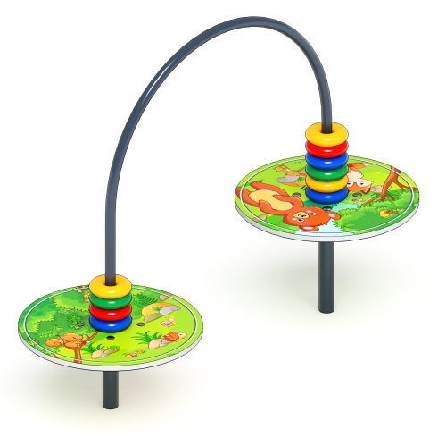 Счеты со столиком (полянка) - Игровая панель - МФ 22.01.06-05.И1 фото 2