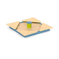 Romana Песочница с крышкой для детской площадки "Кубик" Romana 057.37.00