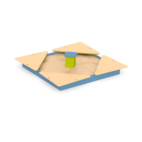 Romana Песочница с крышкой для детской площадки "Кубик" Romana 057.37.00