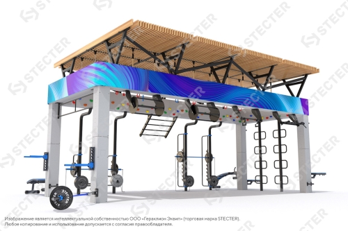 Уличный мультимедийный спортивный комплекс "Х-станция" фото 3