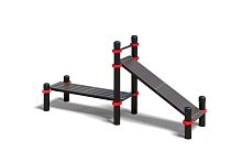 Двойная лавка для пресса - горизонтальная + с уклоном