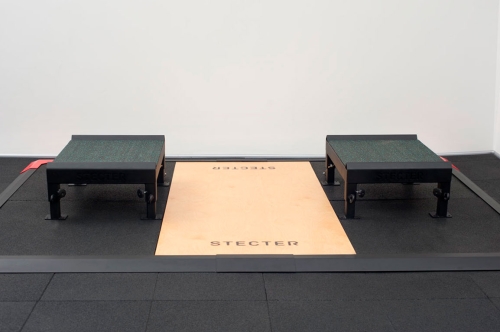 Тяжелоатлетические плинты для штанги с регулировкой по высоте 30-45 см (пара) фото 3