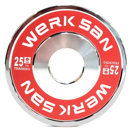Диск стальной тренировочный 2,5 кг WERK SAN  (сертификат IWF)