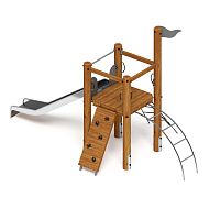 Игровой комплекс (лиственница темный) ДИК 2.24.01-Л.И1.01