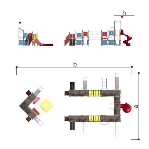 Romana Детский игровой комплекс Romana 101.51.00 фото 3