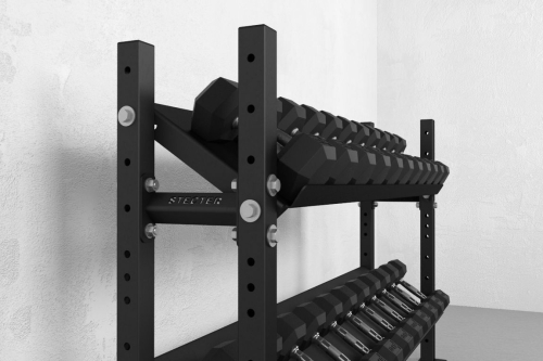 Стеллаж для инвентаря 1800х1160 (гири/гантели) фото 3