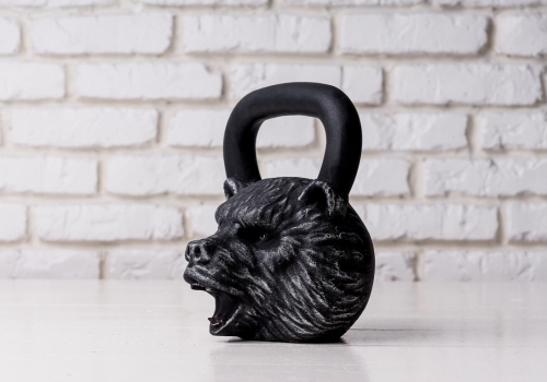 Дизайнерская гиря Медведь 16 кг фото 3