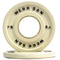 Диск соревновательный 0,5 кг WERK SAN (сертификат IWF)