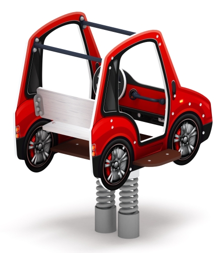 Машинка - Качалка на пружине двухместная машинка - ИО 23.03.01-03 фото 2