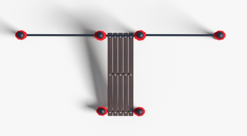 Турники  с лавочкой для пресса (PAW-20) фото 3