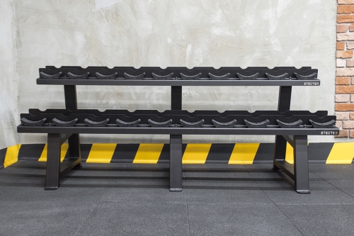 Стойка для гантелей с ложементами (10 пар) фото 2