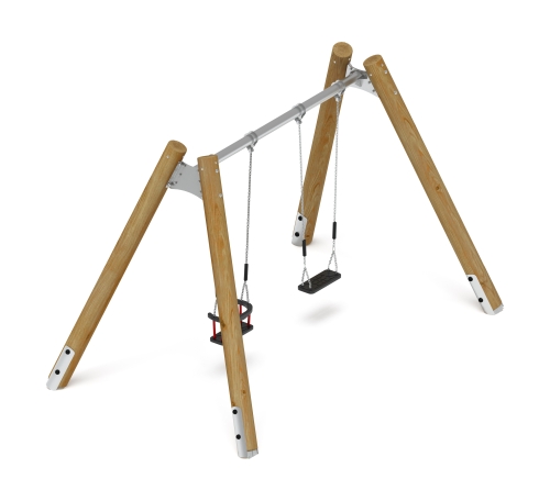 Качели (Лиственница орех) ИО 12.Р.01.03.01-Л.И1.02 фото 2