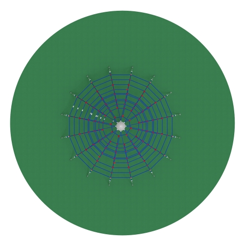 Пирамида - СК 2.05.02-РК сетка на резиновое покрытие Пирамида - СК 2.05.02-РК сетка на резиновое покрытие