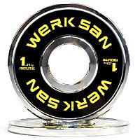 Диск стальной для пауэрлифтинга 1,25 кг WERK SAN