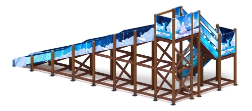 Горка Зима (снежная королева)(под анкера) - ИО 49.01.03-04.И1 - Н=3000 фото 3