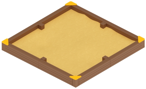 Песочница Солнышко большая - ИО 5.01.13-И1 фото 3