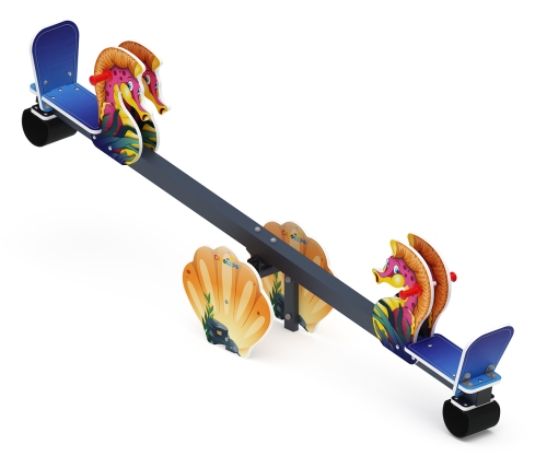 Качалка балансир со спинкой Морской конек - ИО 21.М.17.01-П фото 6